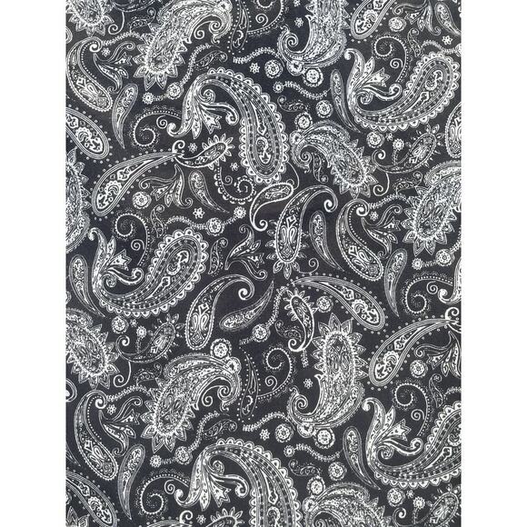 Rafter C Pearl Snap XXLT Paisley Print Western Rodeo Shirt Button Up Cowboy - Picture 11 of 12